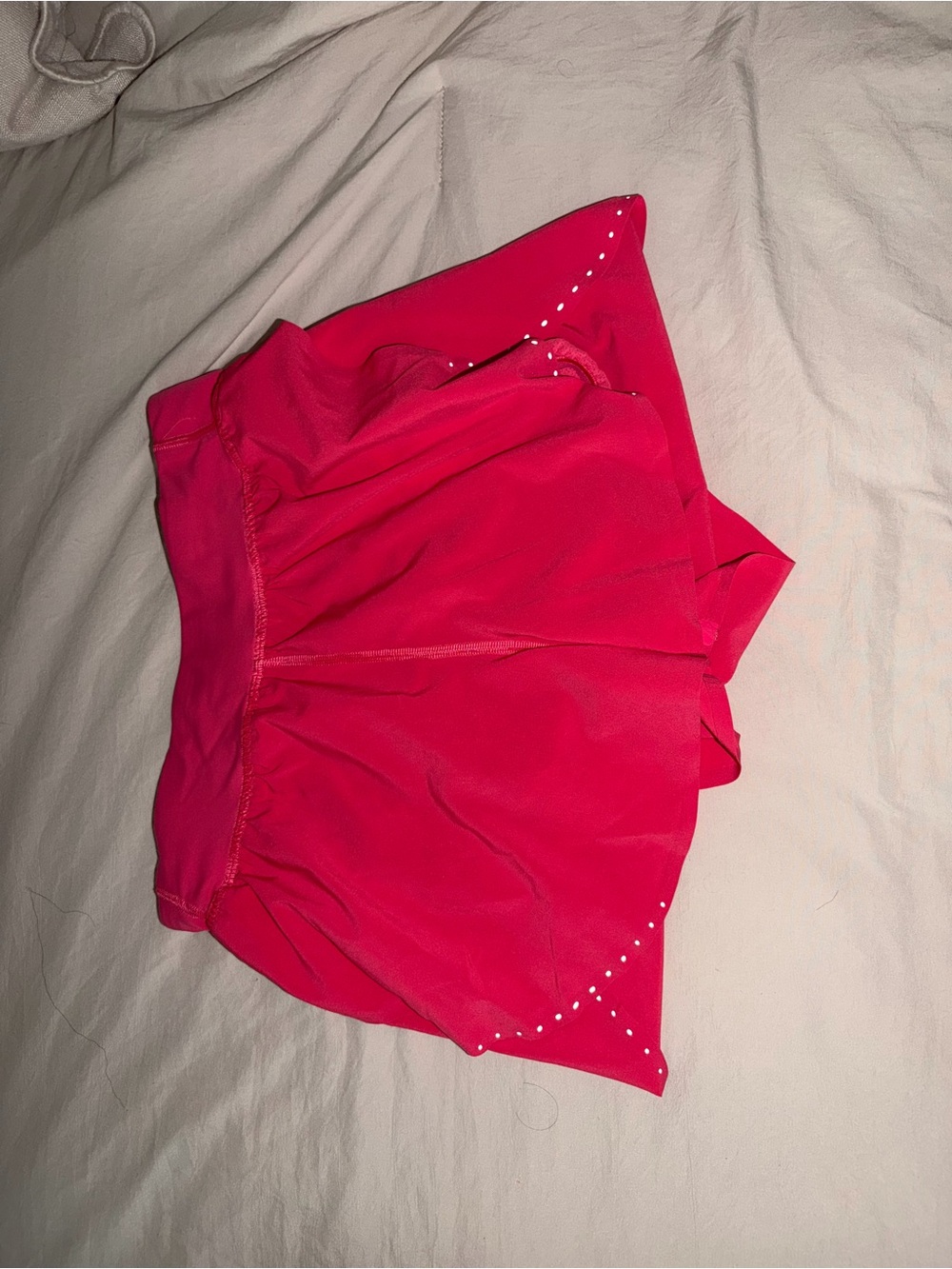 lululemon athletica Bright Pink Performance Skort with Stud Detail